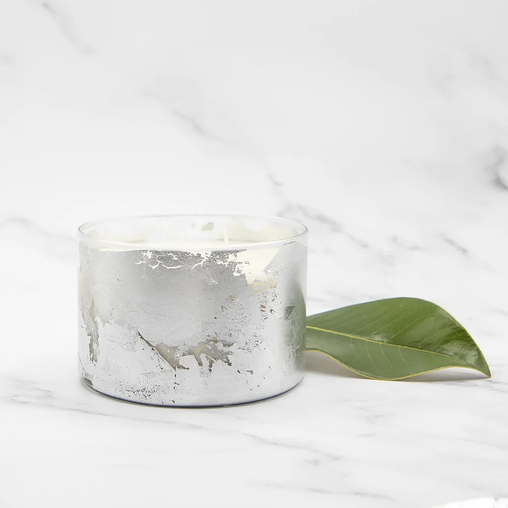 Red Currant 3-Wick Silver Leaf Candle
