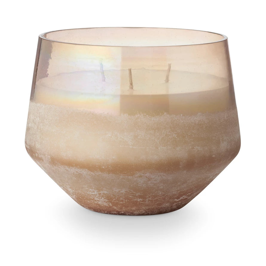 Baltic Glass Candle Fresh Sea Salt 3 Wick