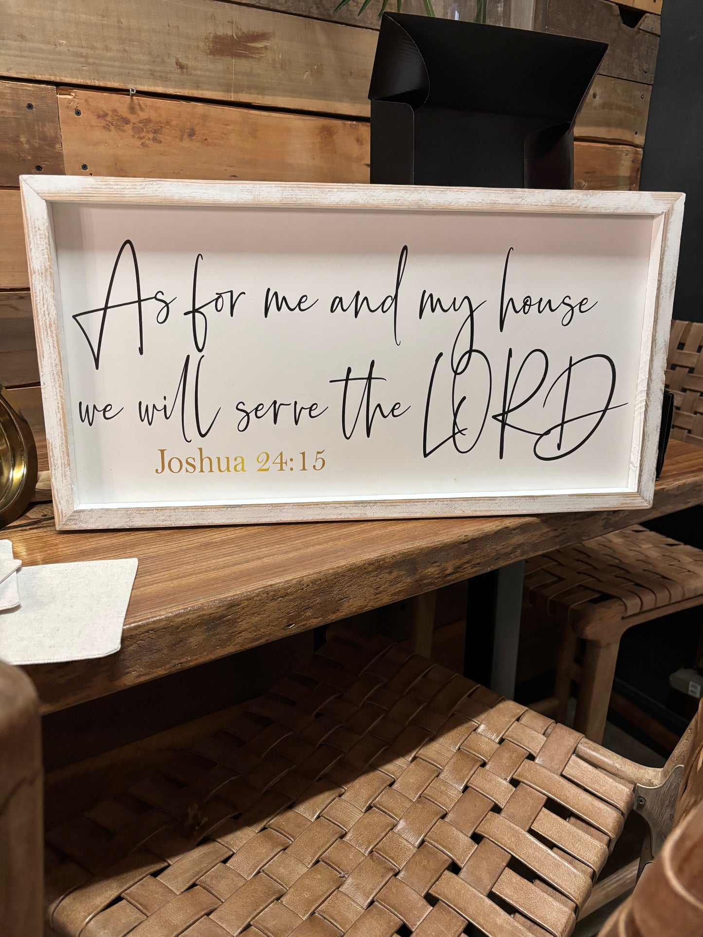Joshua 24:15 Framed Art