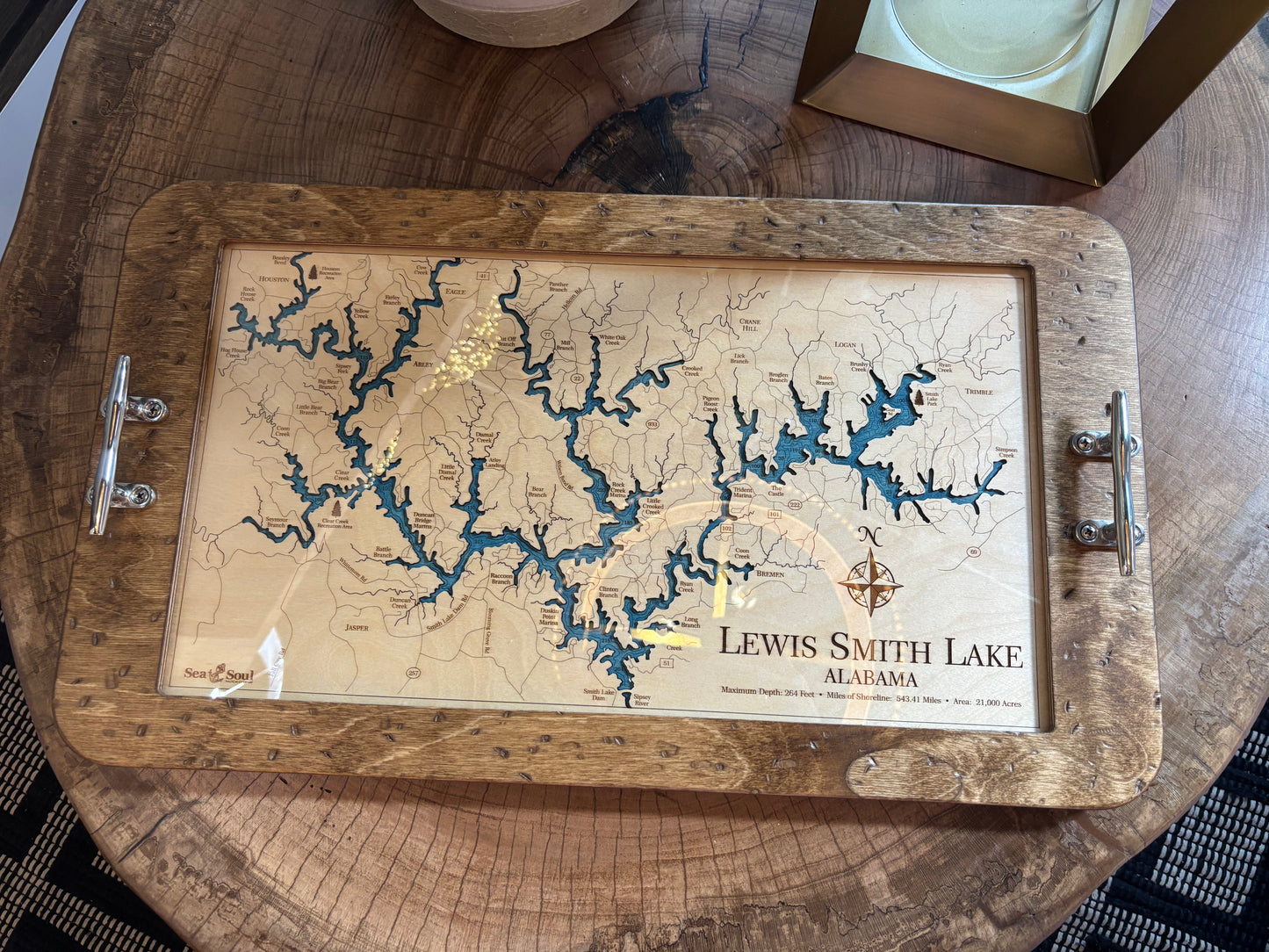 Smith Lake Map Tray