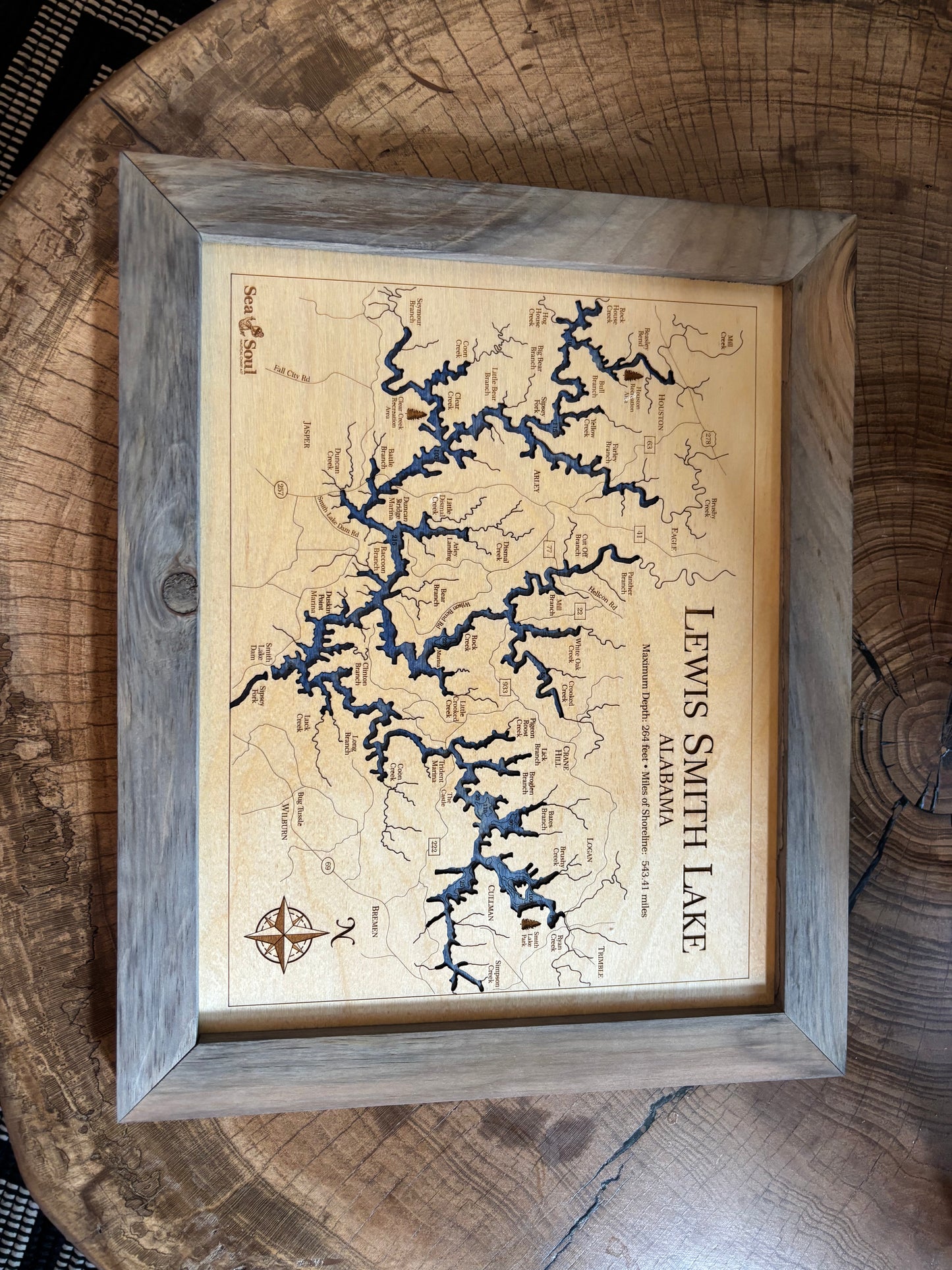 Smith Lake Wall Art 13 x 16