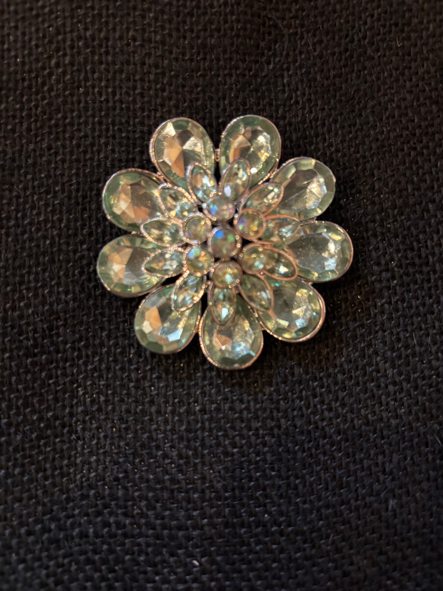 Vintage Green Scarf Pin