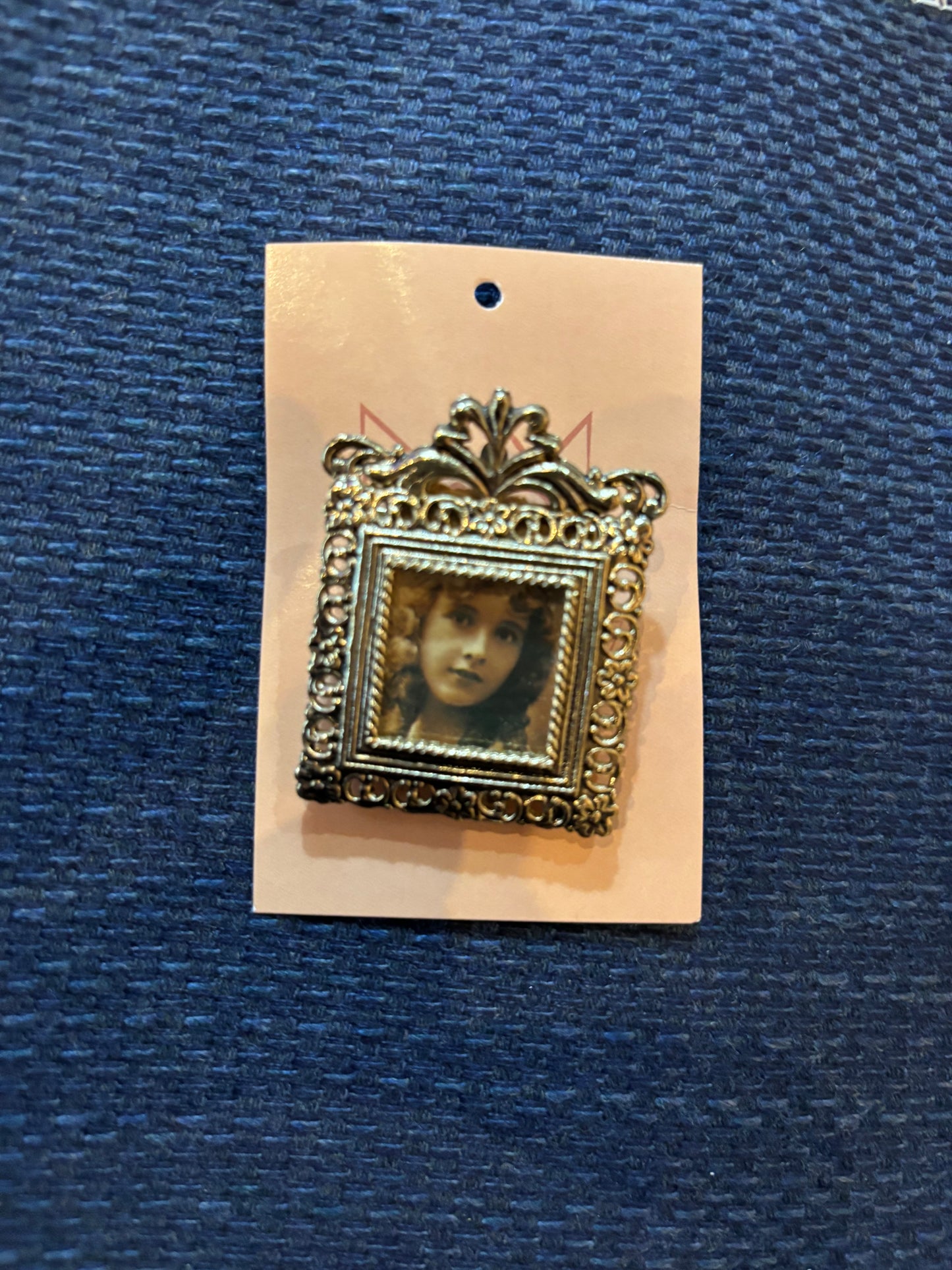 Vintage Frame Brooch 1970s