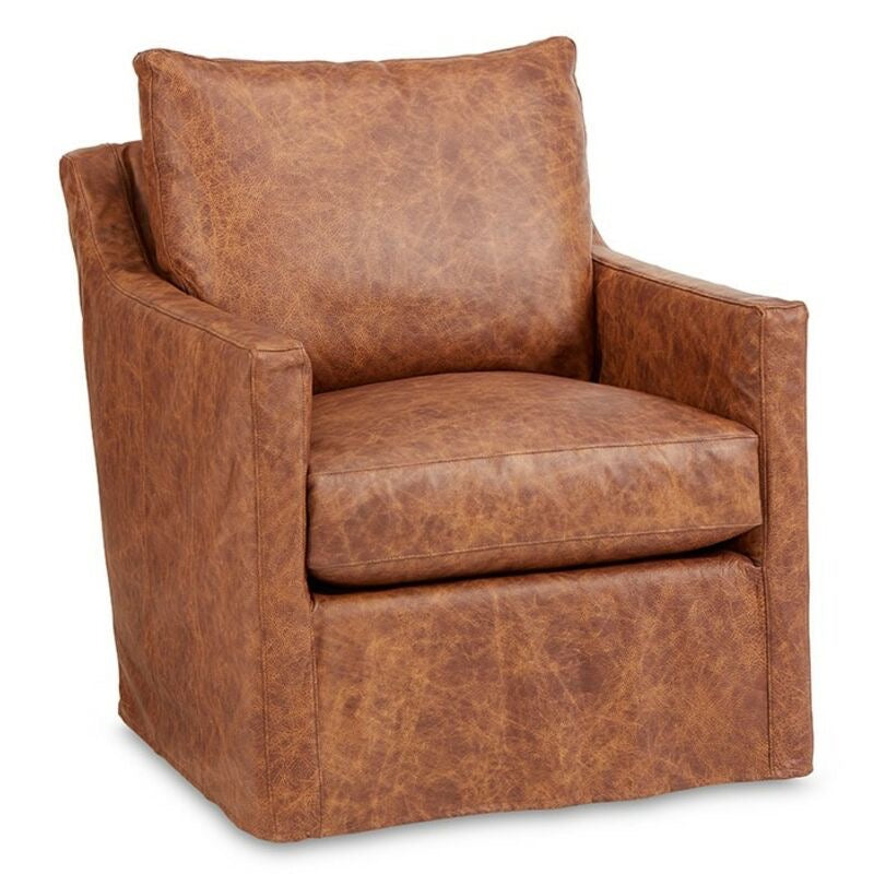 Miles XL Swivel Glider Leather