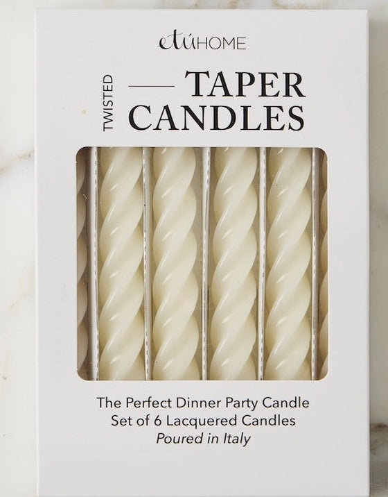 Twisted Taper Candles 6