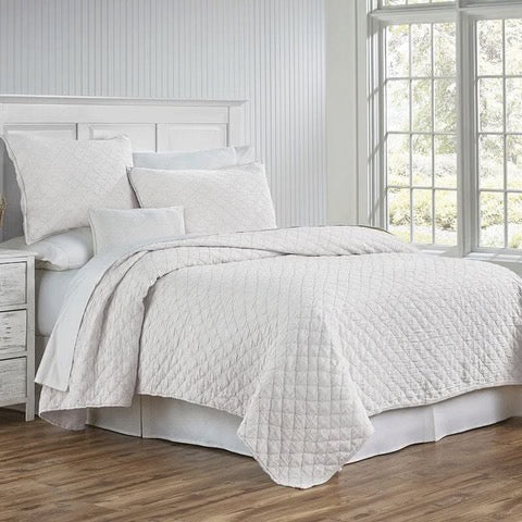 Louisa Ivory King Coverlet