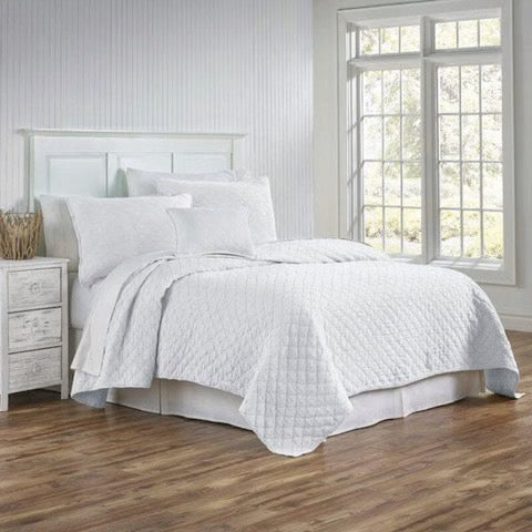 Louisa White King Coverlet