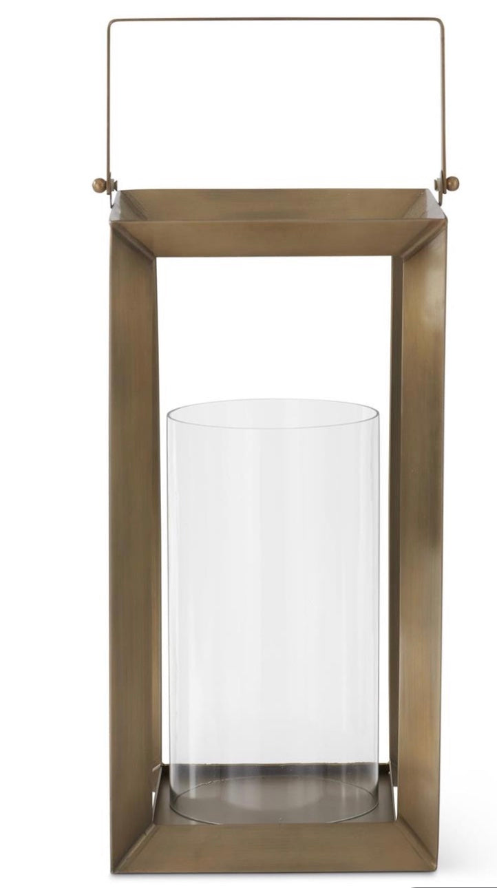 Brass Frame Lantern 23