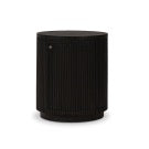 Kraton Sm.Rnd. Bedside Table Grey Oak