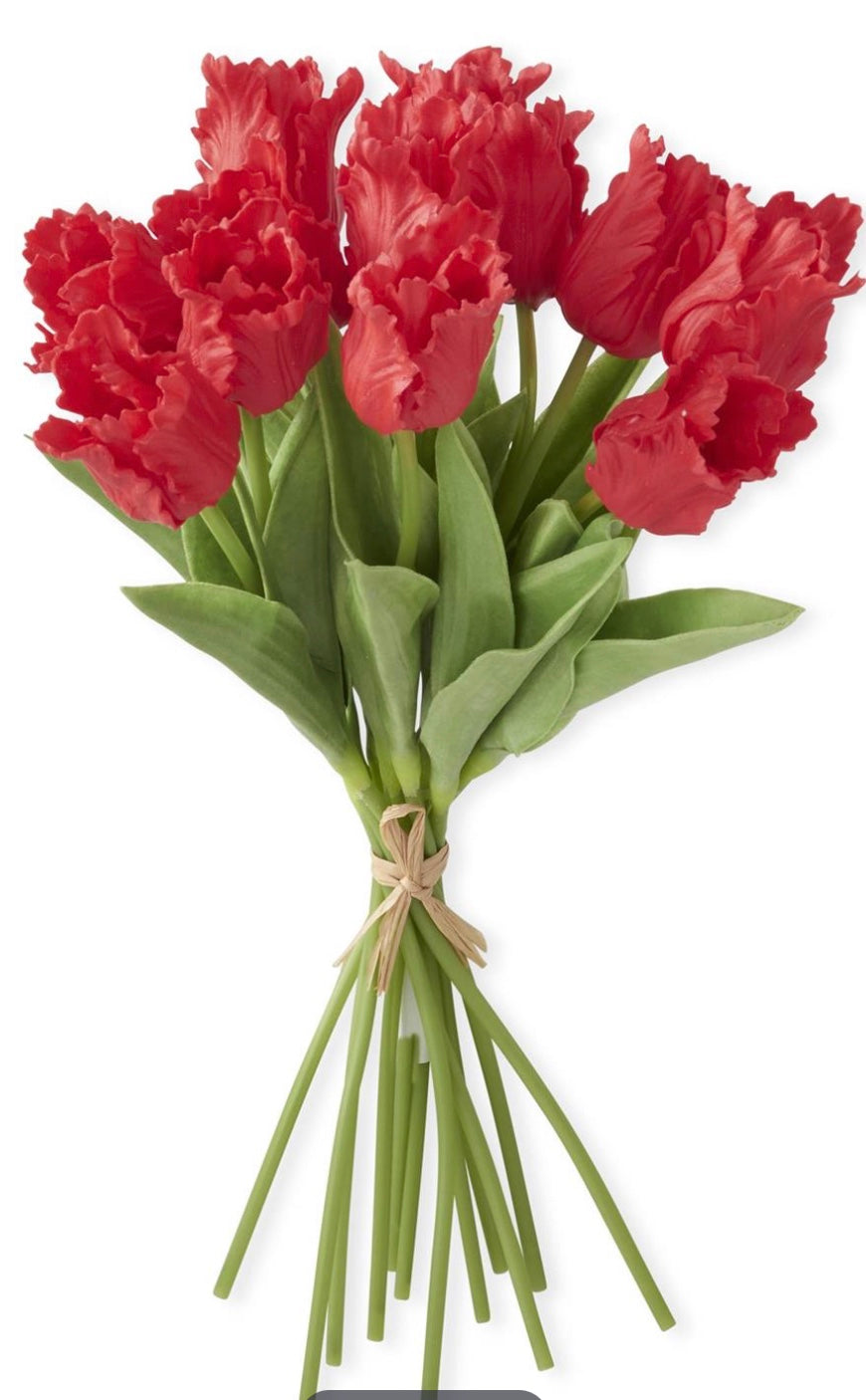 Red Tulips Real Touch