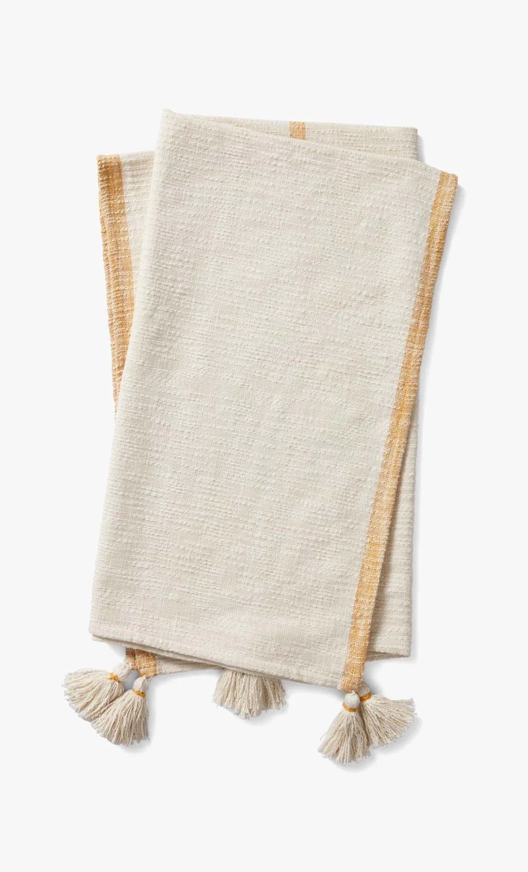 Ivory/Ochre Throw 50x60