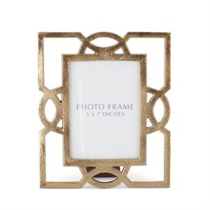 Textured Gold Metal Photo Frame 5x7