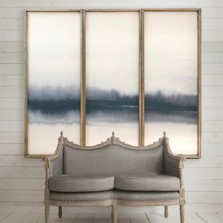 Abstract Triptych 24x48
