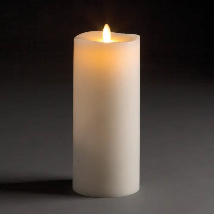 Lightly Moving Flame Candle 3"x8"