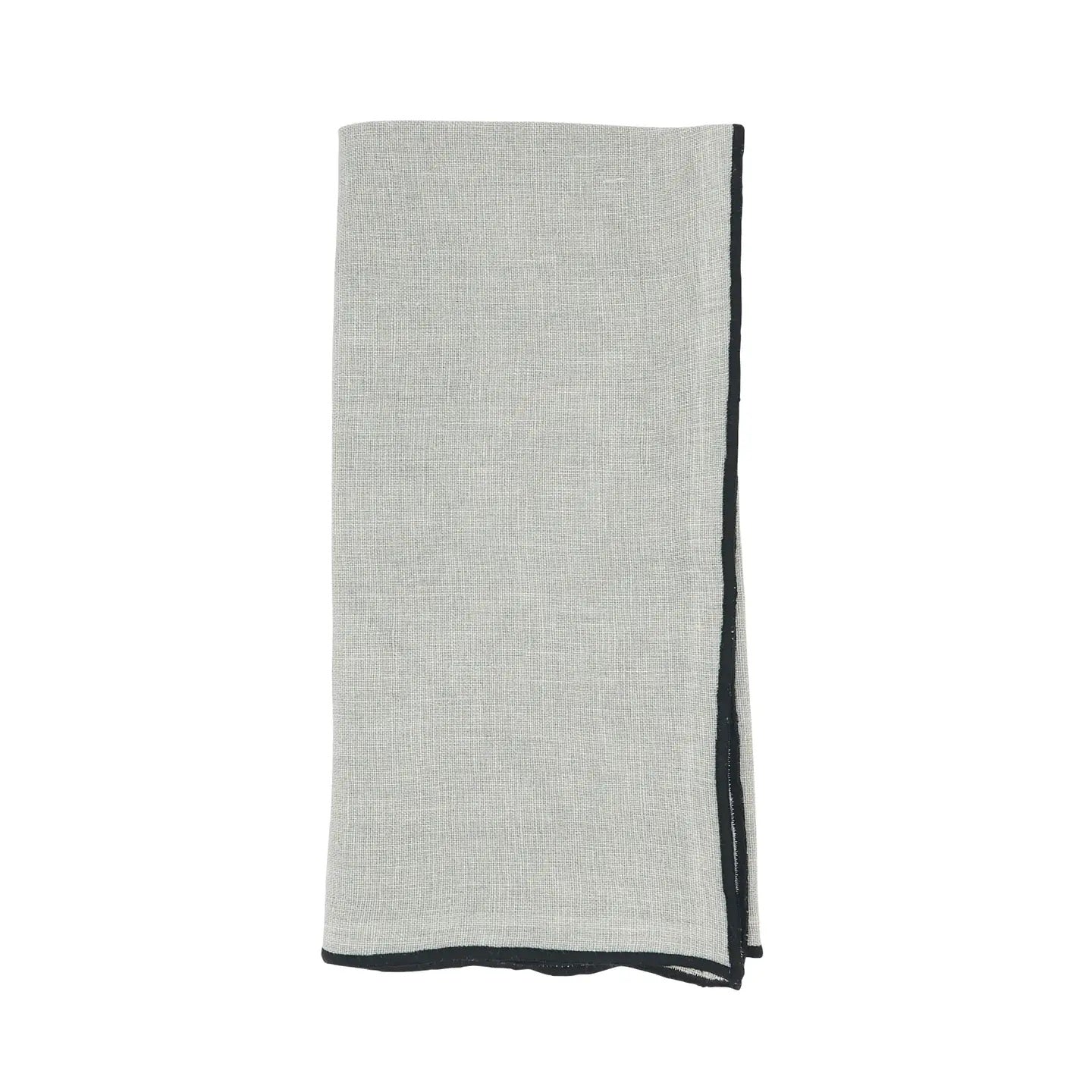 Stonewashed Stitch Border Napkin Blue/Grey 20"