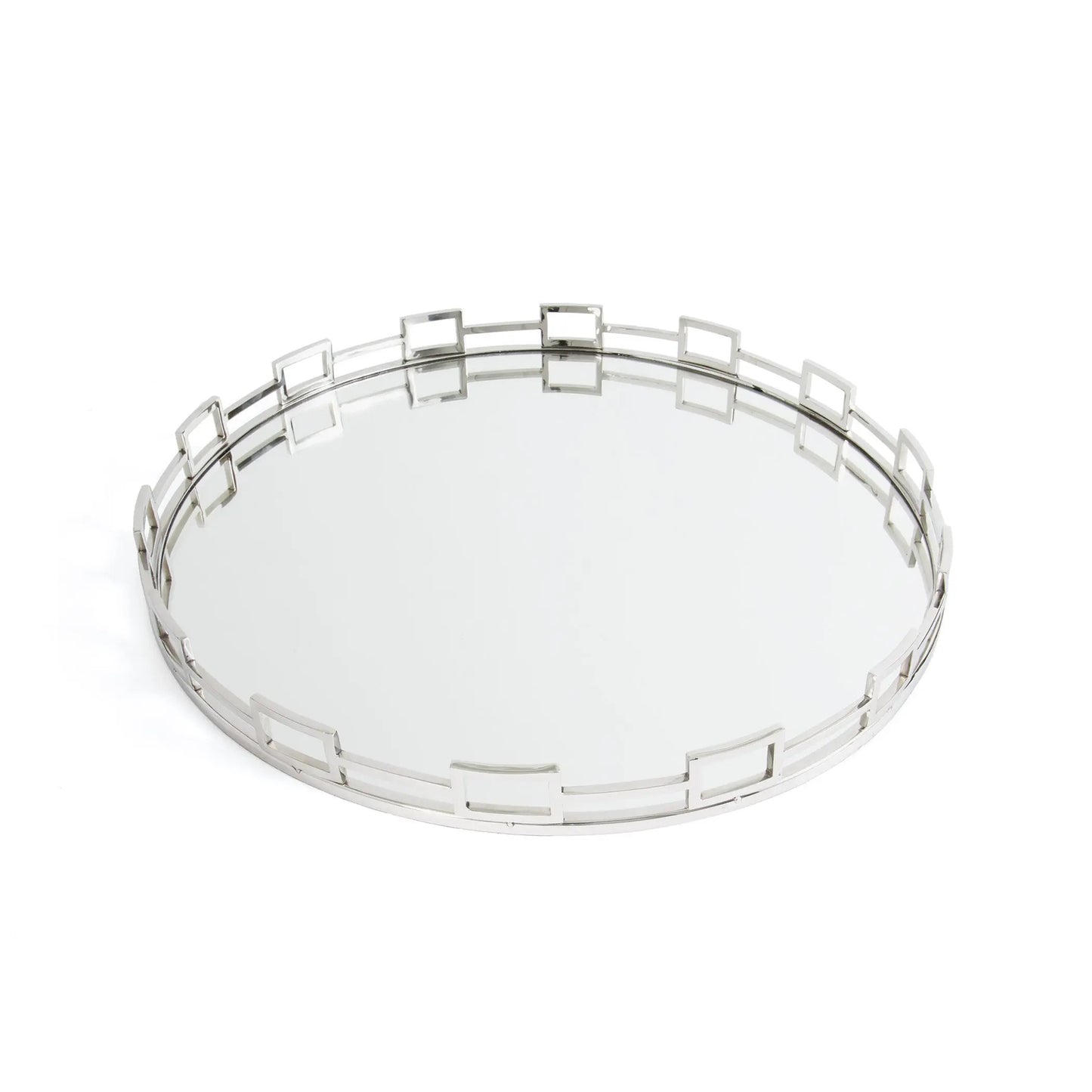 Juliette Tray Polished Stainless Steel 24"Dia.