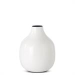 White Enameled Metal Bottle