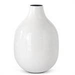 White Enameled Metal Bottle