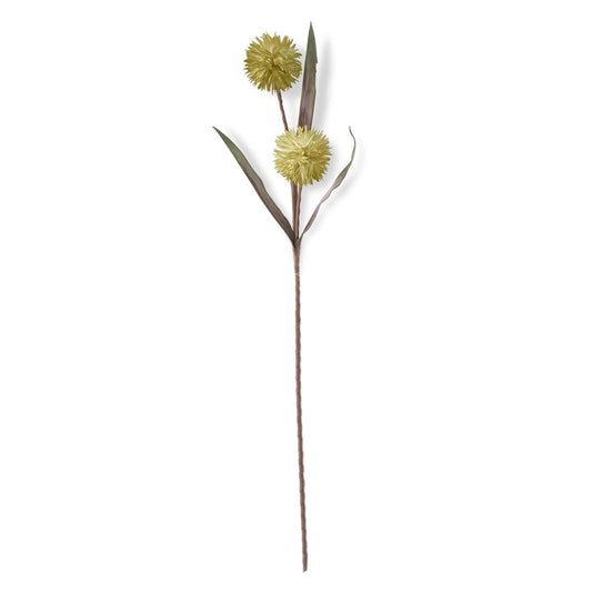 Green Eva Double Spiked Ball Stem