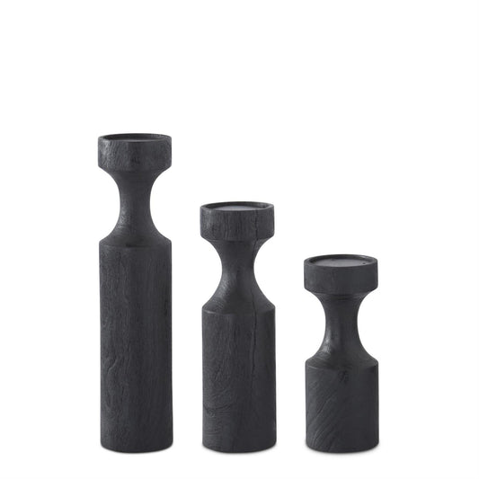 Wood Pillar Candle