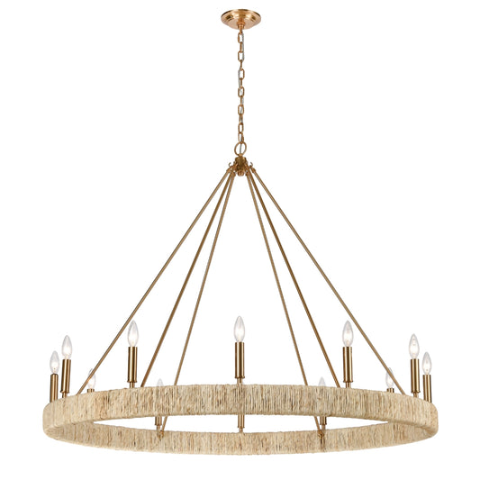 Abaca 12-Light Chandelier