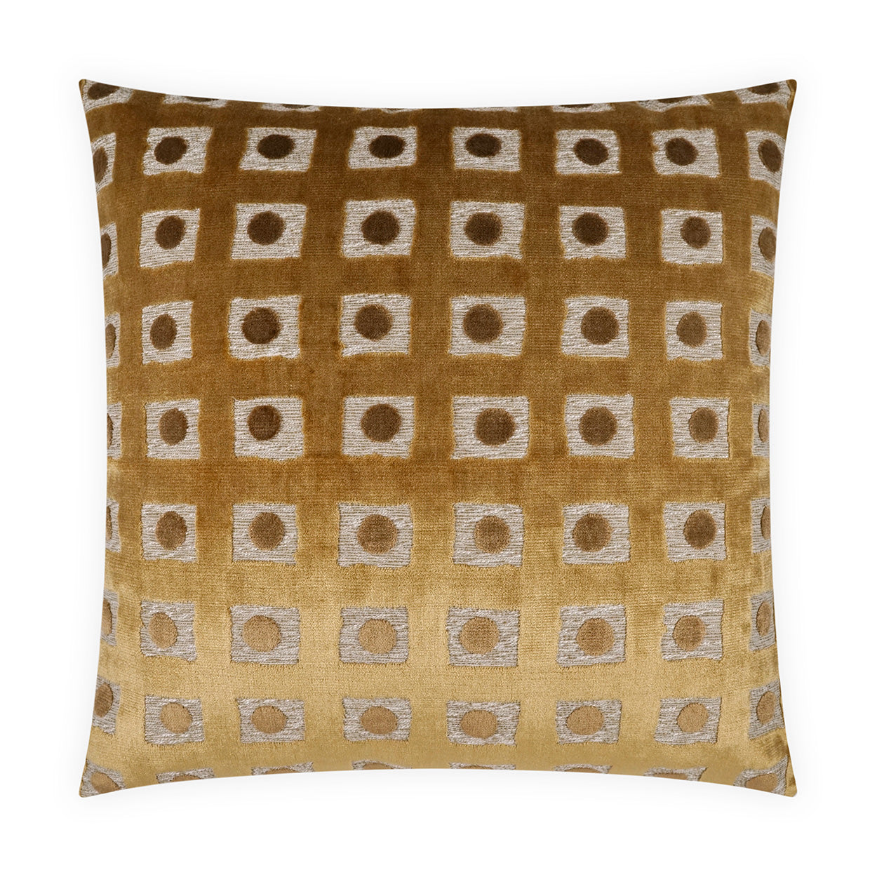 Domino Square Topaz 24x24 Pillow