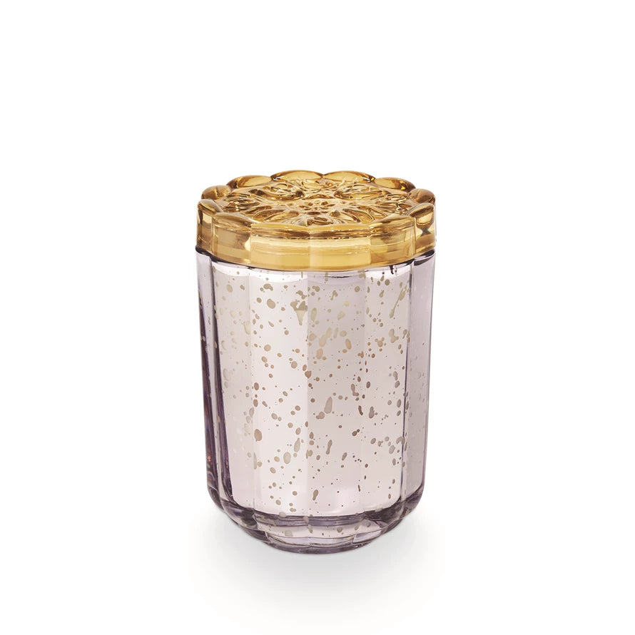 Lavender La La Flourish Glass
