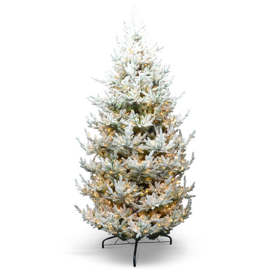 10' LED Pre-Lit Flocked Tree