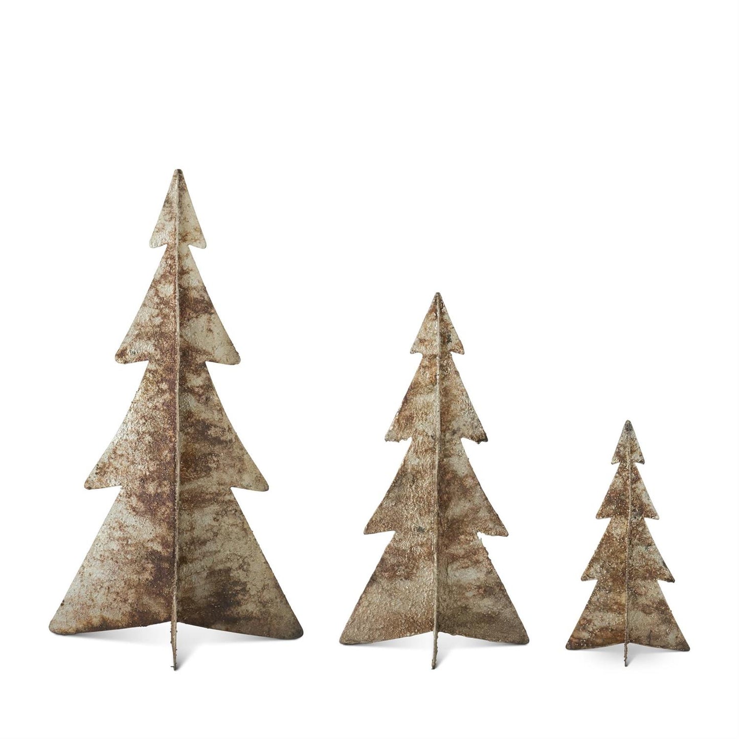 Gold Burnt Metal Trees Med