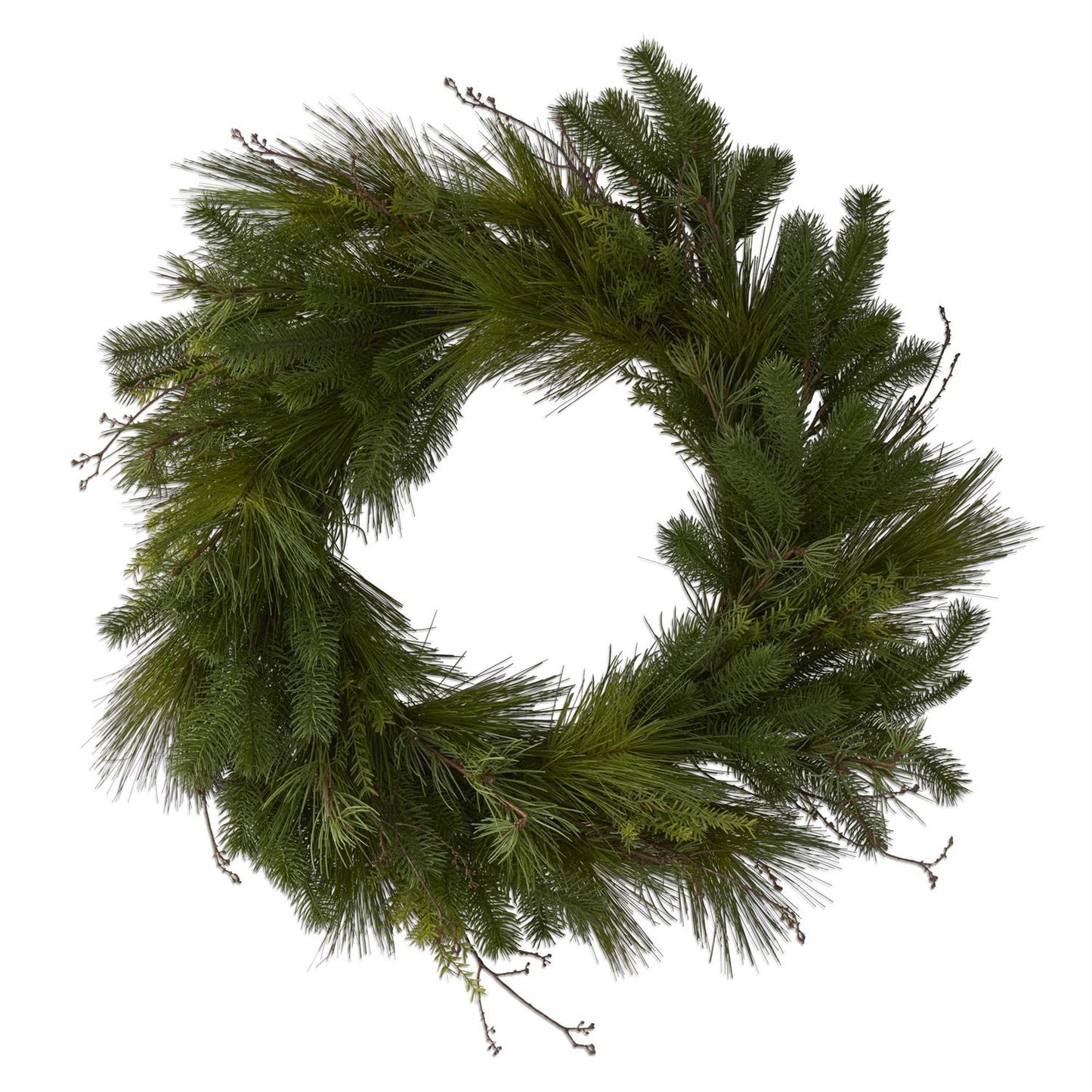 Mixed Pine & Twig Wreath