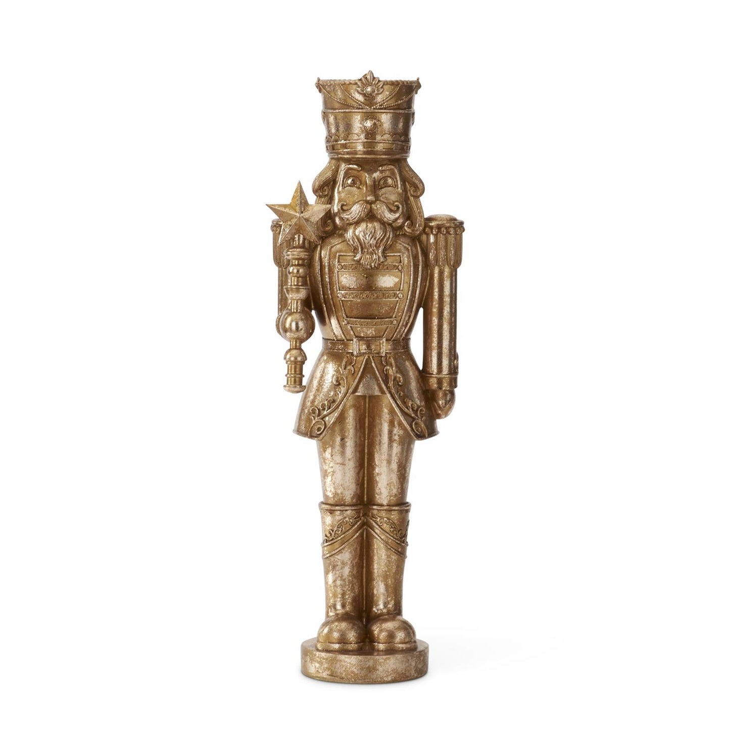 Gold Nutcracker w/Star Scepter 23.25"