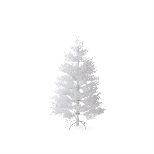 White Flocked White Fir Christmas Tree 58"