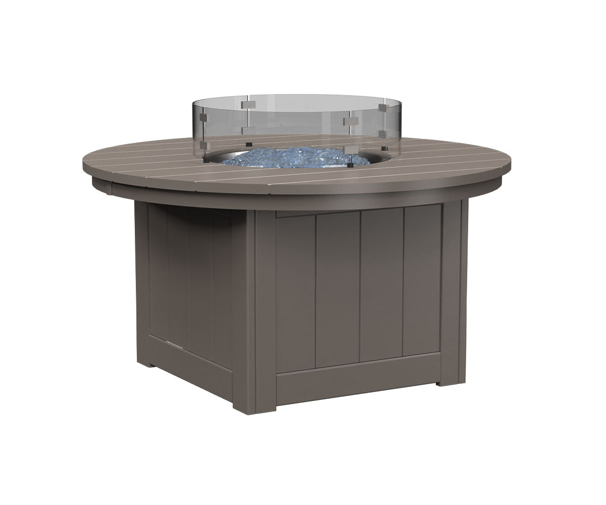 Classic Round Firetable 48" Black