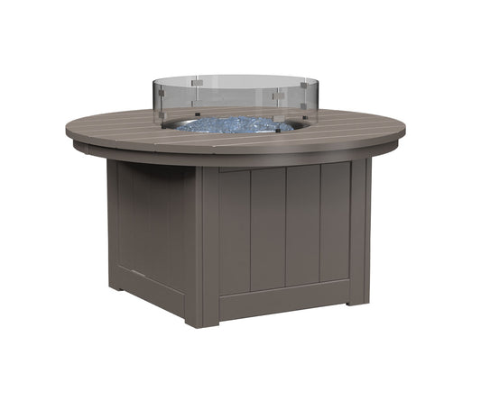 Classic Round Firetable 48" Black