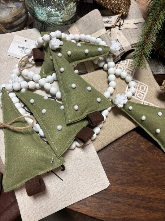 Christmas Tree Garland Beads