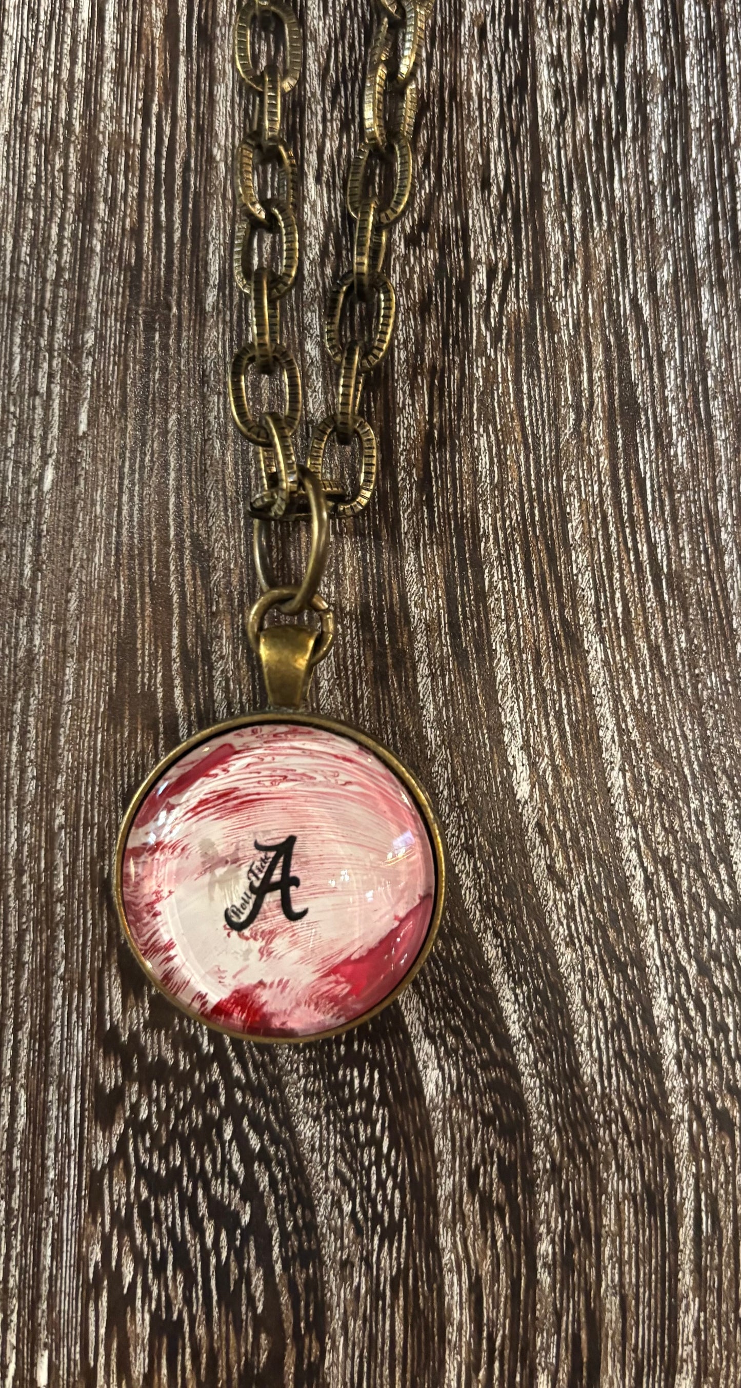 Alabama Hand Painted Necklace