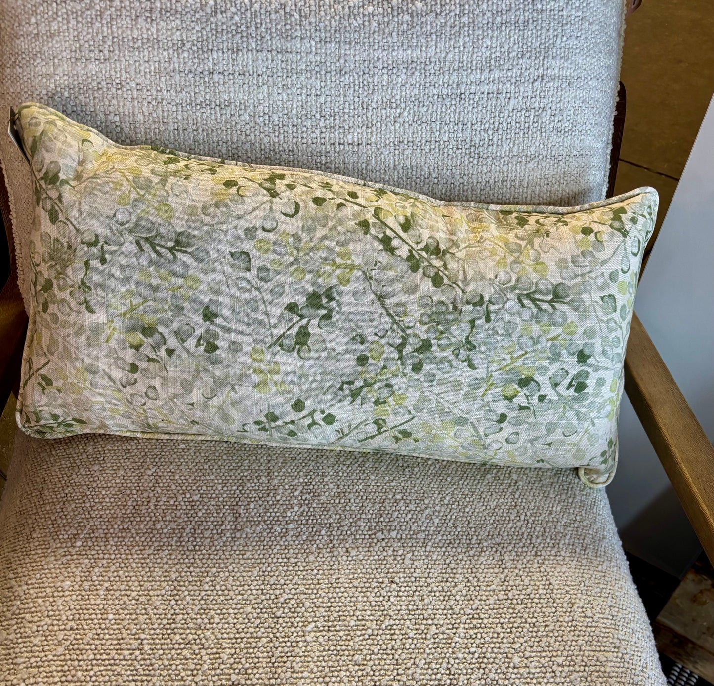 Laurel Green 12 x 25 Pillow