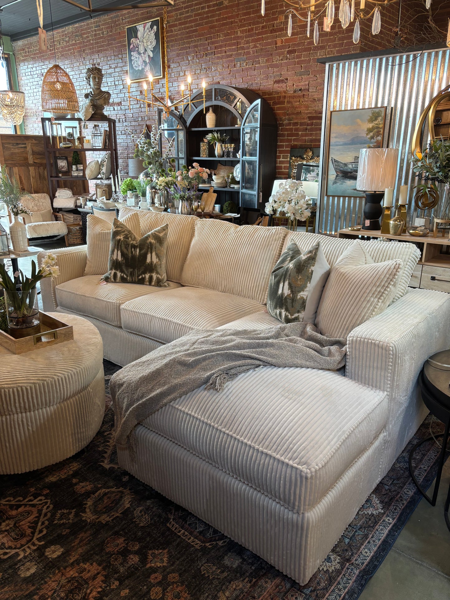 Milford Sectional Love Seat & Chaise