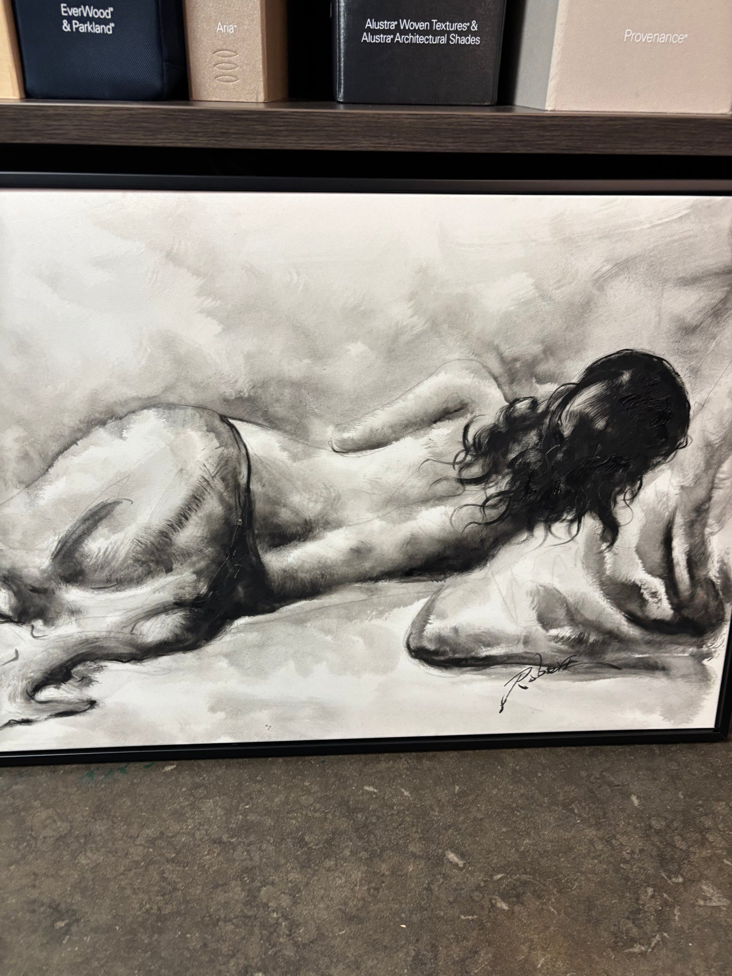 Lady Sideways 24 x 48