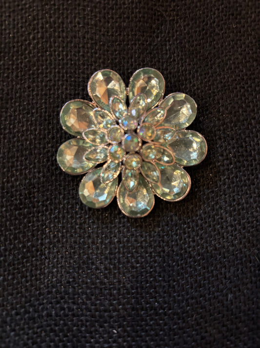 Vintage Green Scarf Pin