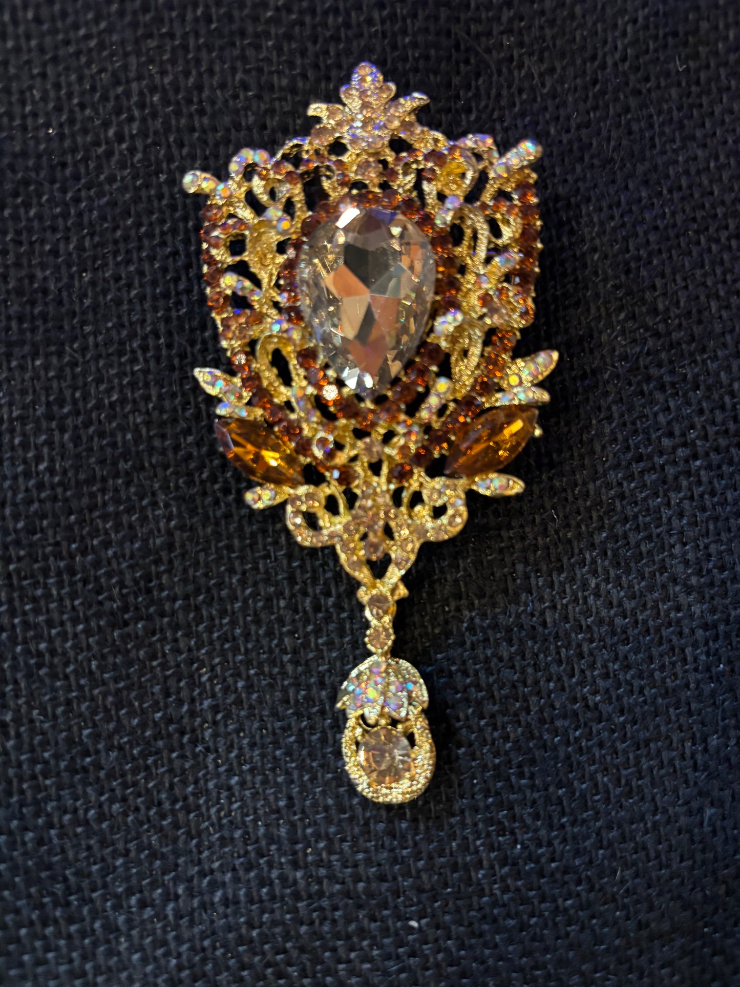 Vintage Amber Brooch