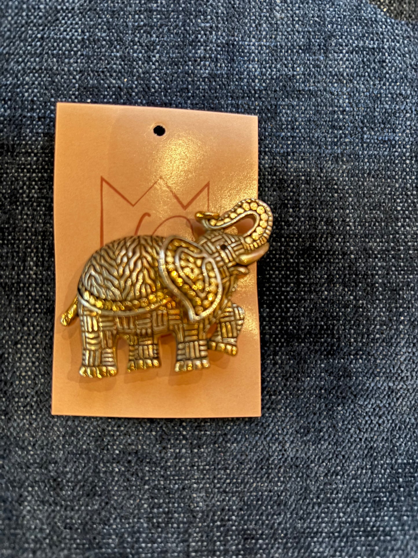Two-toned Elephant Pin