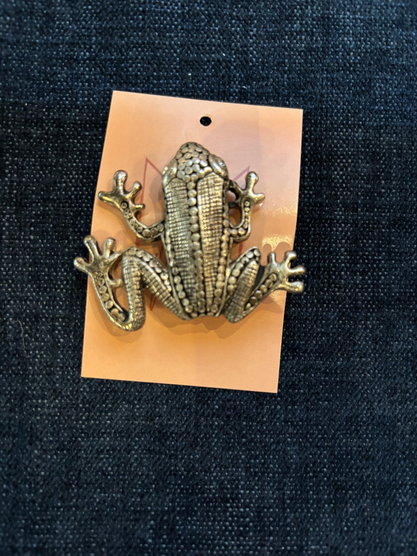 Vintage Frog Brooch