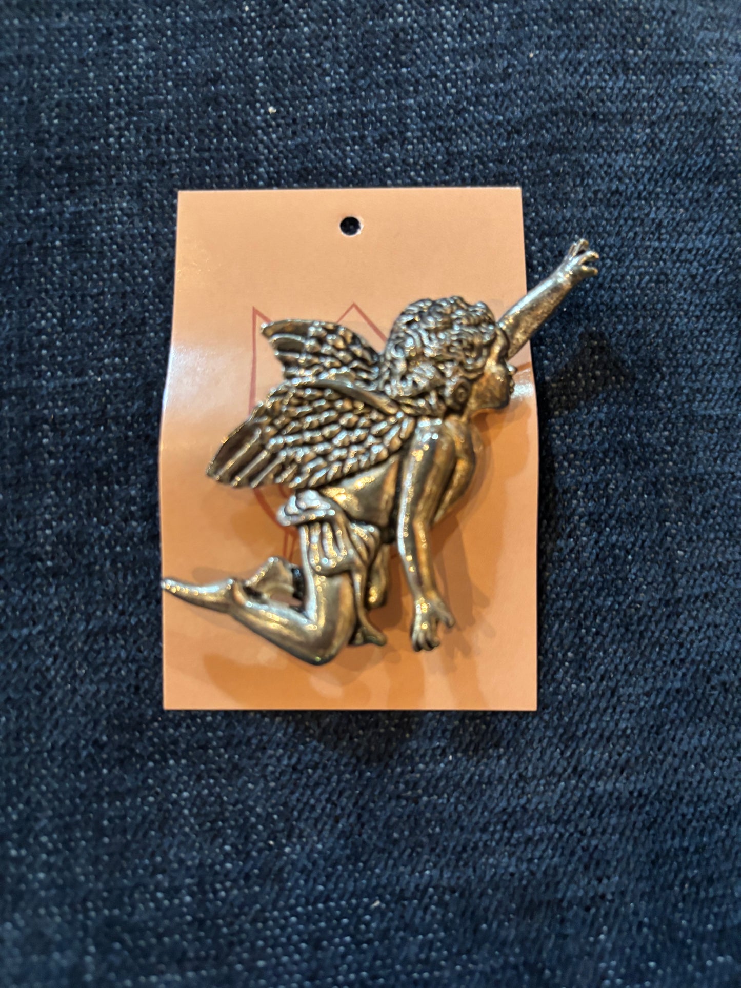 Cherub Brooch 1980s