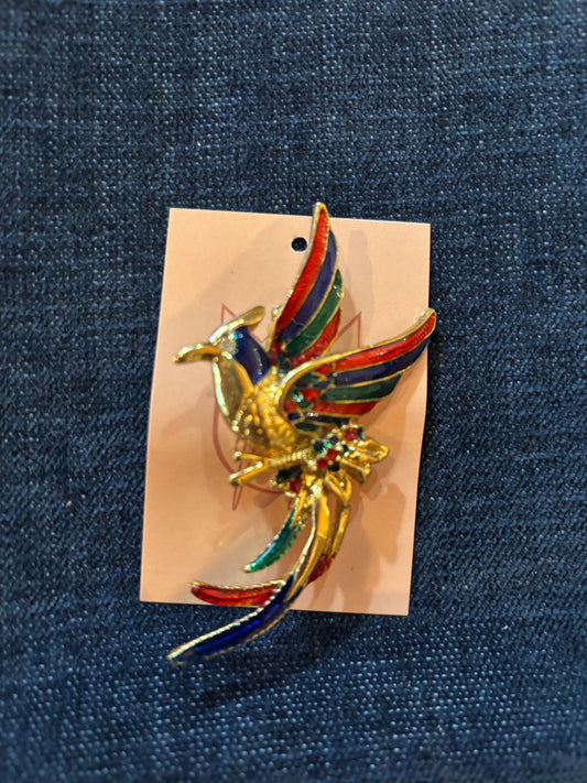 Bird of Paradise Brooch