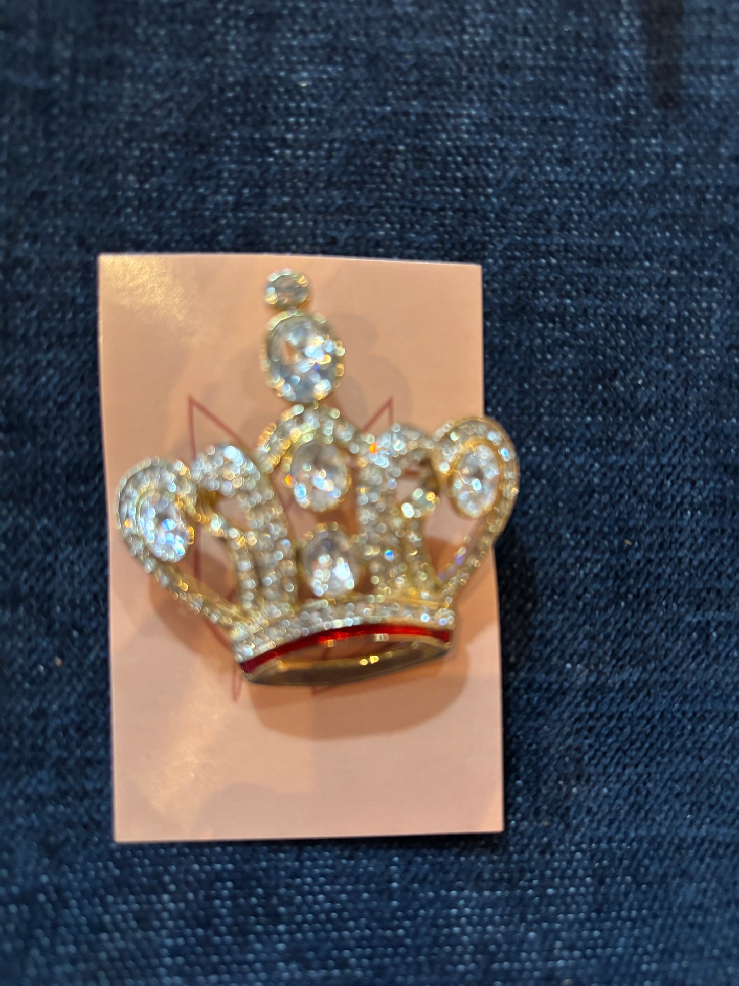 Vintage Crown Brooch