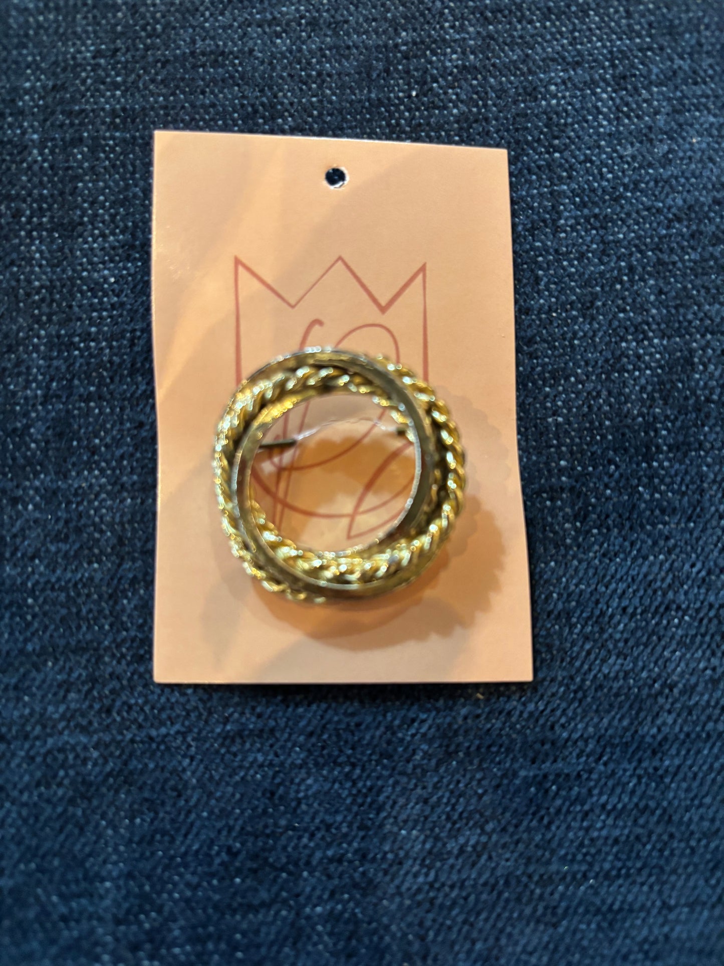 Grosse Wreath German Brooch 1965