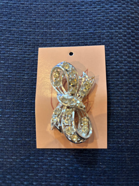 Vintage Lg Bow Brooch 1930s