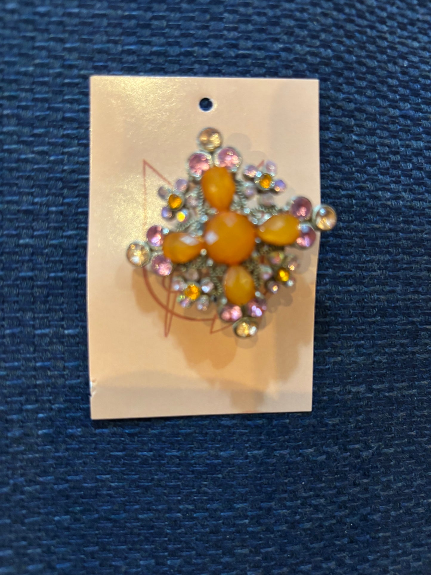 Star Square Amber /Pink