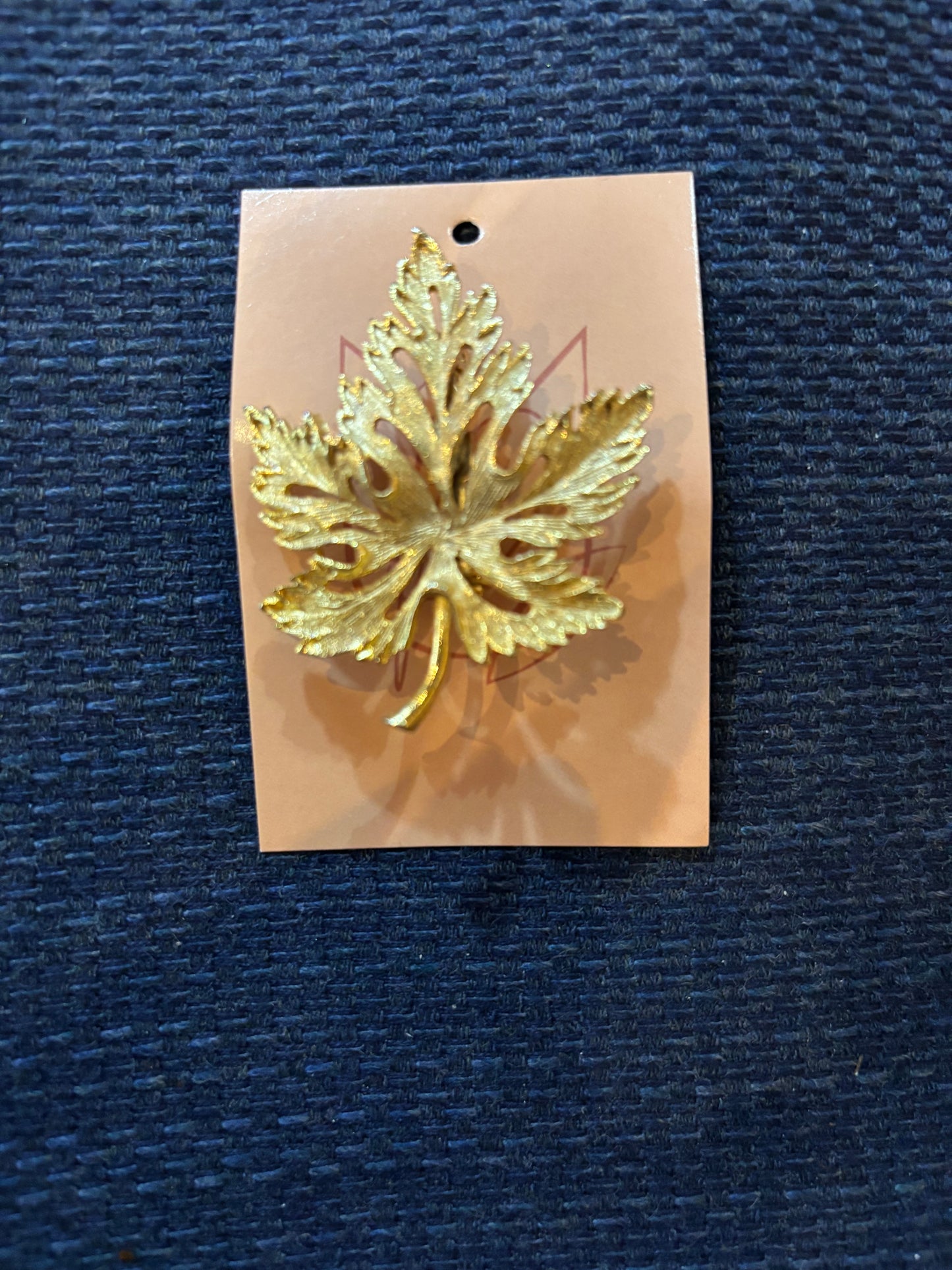Trifari Vintage Leaf Brooch